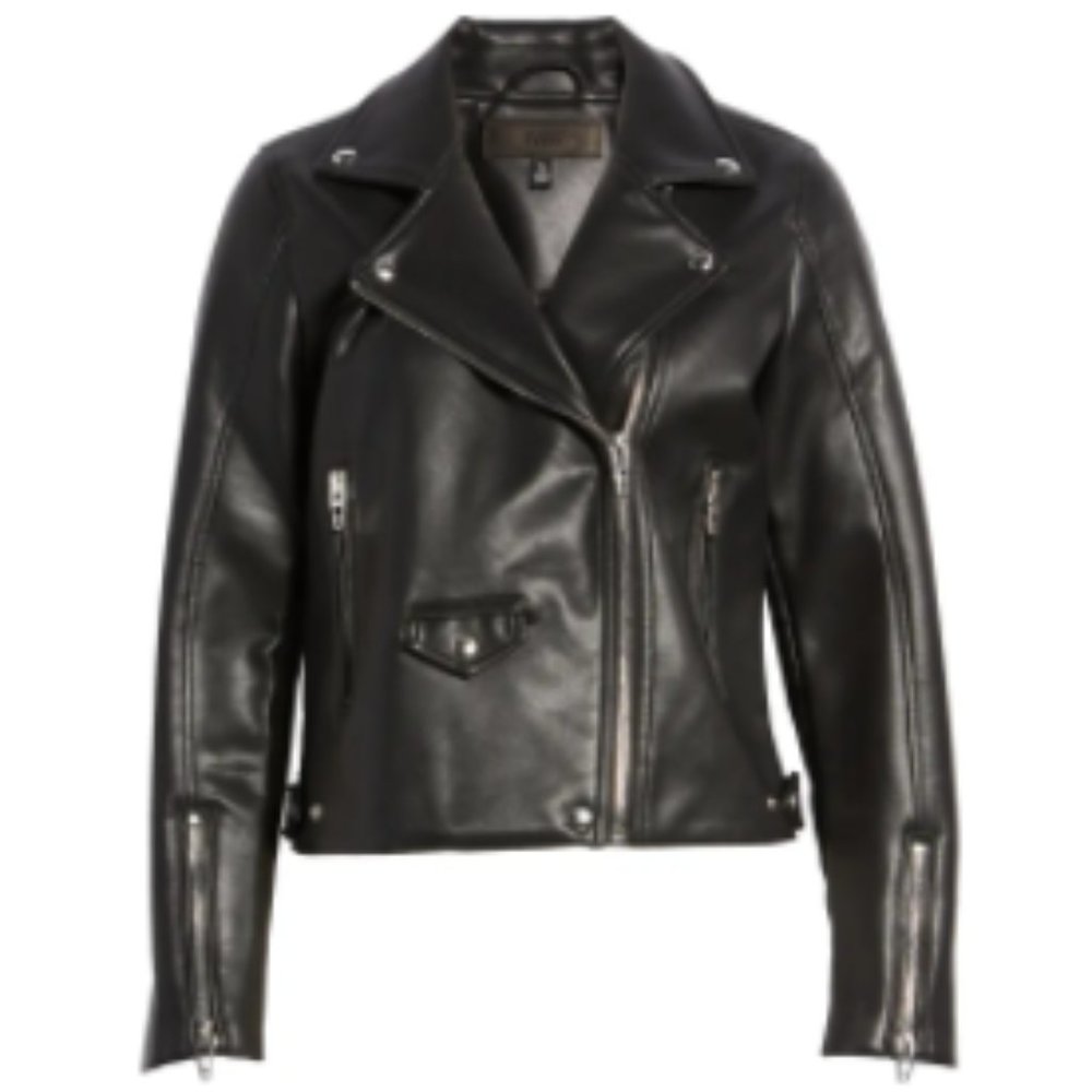 BLANK NYC  Faux Leather Moto Jacket